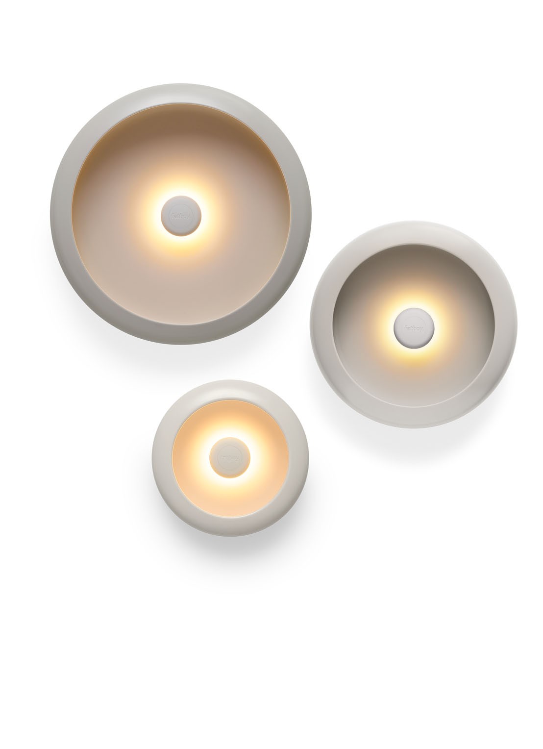 Fatboy Oloha Desert wandlamp 3-delig - voorkant grijs