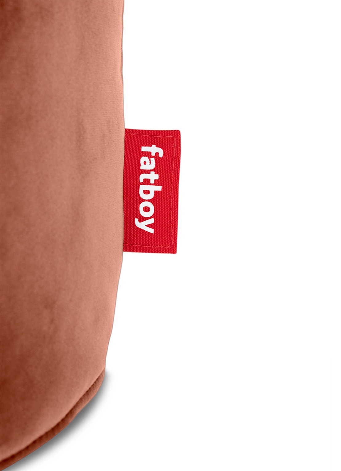 Fatboy Point Velvet poef 35 x 50 cm - detail 2 bruin