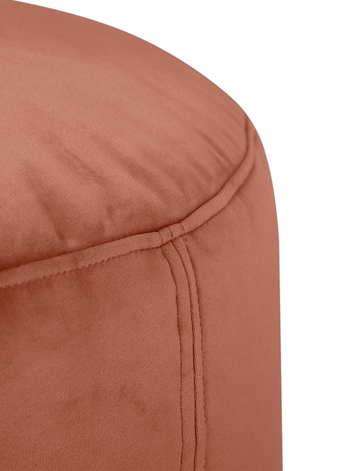 Fatboy Point Velvet poef 35 x 50 cm - detail 3 bruin
