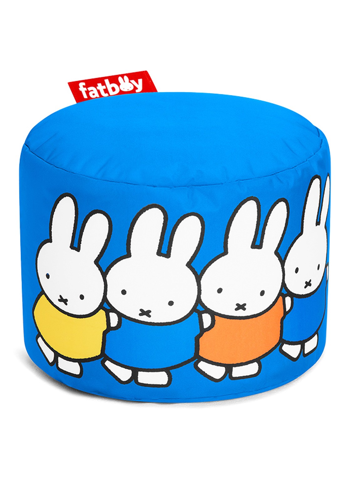 Fatboy Point x Miffy poef 47 x 52 cm - voorkant 4 blauw