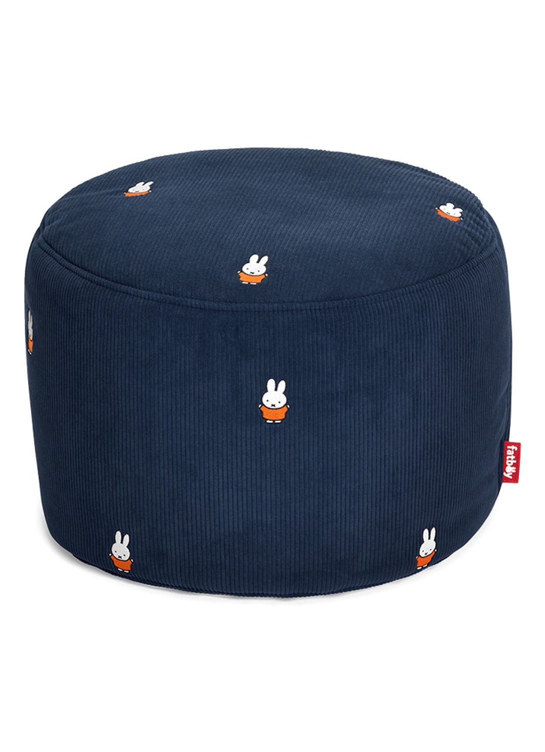 Fatboy Point x Miffy poef 47 x 52 cm - voorkant 4 blauw