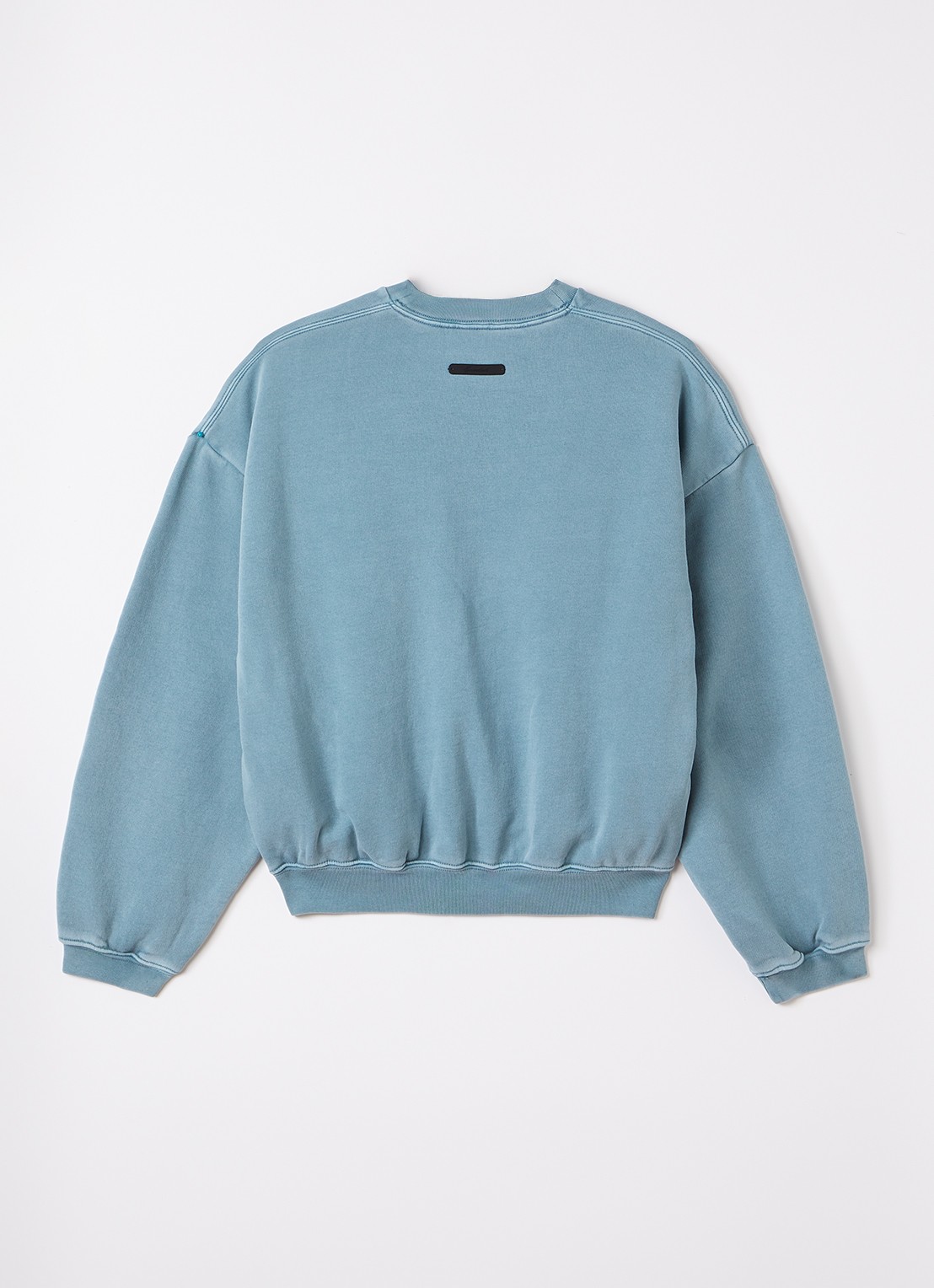 Fear of God Essentials Campus sweater met logoprint - voorkant 3 petrol