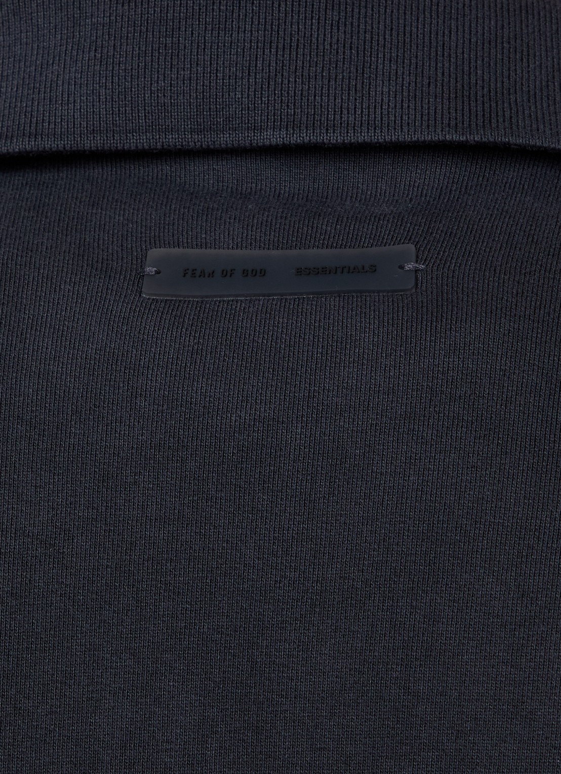 Fear of God Essentials H025 sweater met polokraag en logoborduring ...
