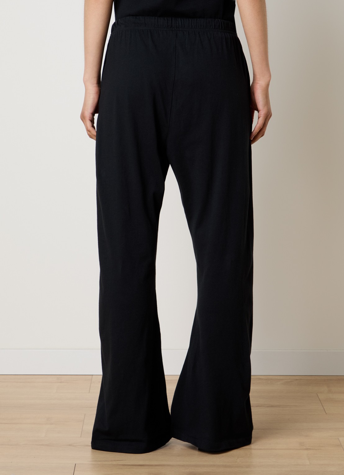 Fear of God Essentials High waist flared fit broek met steekzakken - achterkant zwart