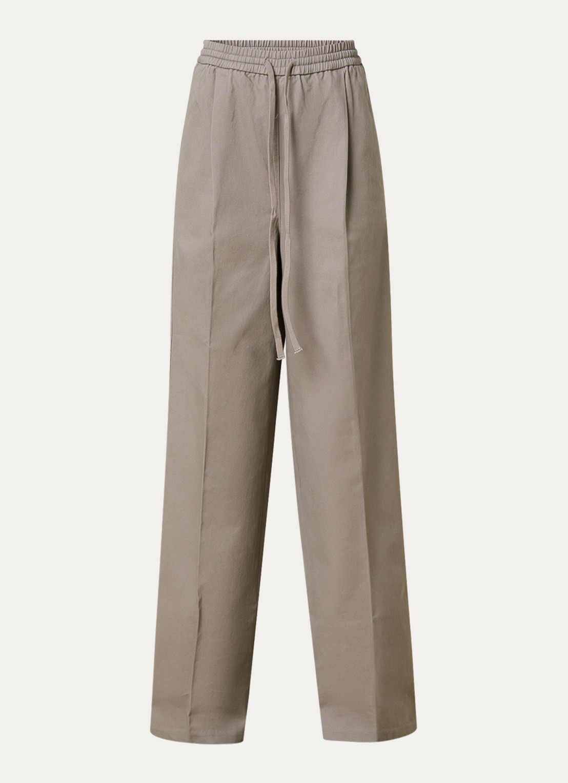 Fear of God Essentials High waist loose fit broek met steekzakken - voorkant 3 donkerbeige