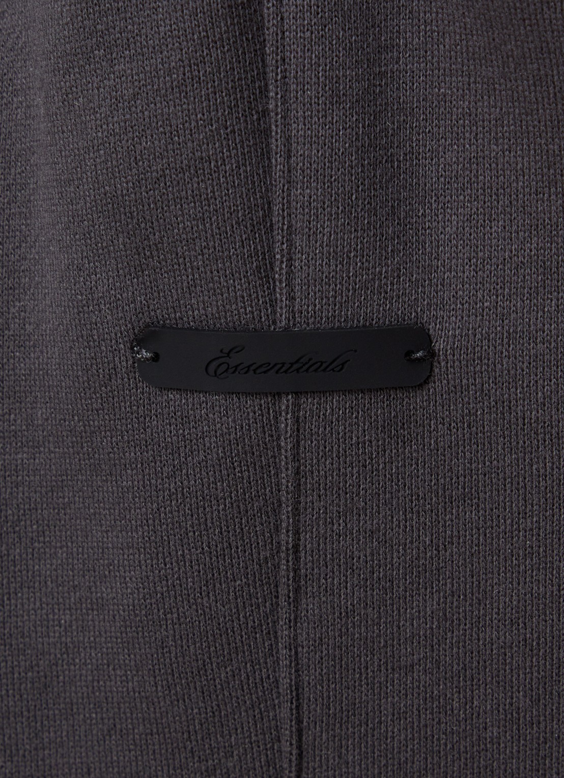 Fear of God Essentials High waist wide fit joggingsbroek met steekzakken - detail 2 donkergrijs