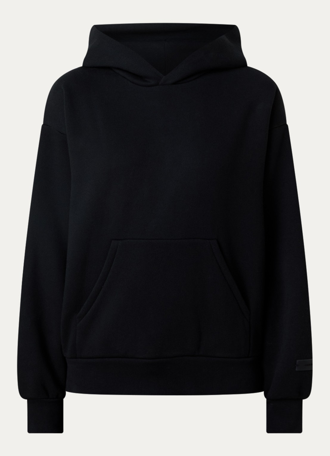 Fear of God Essentials Hoodie met gemêleerd dessin - voorkant 5 zwart