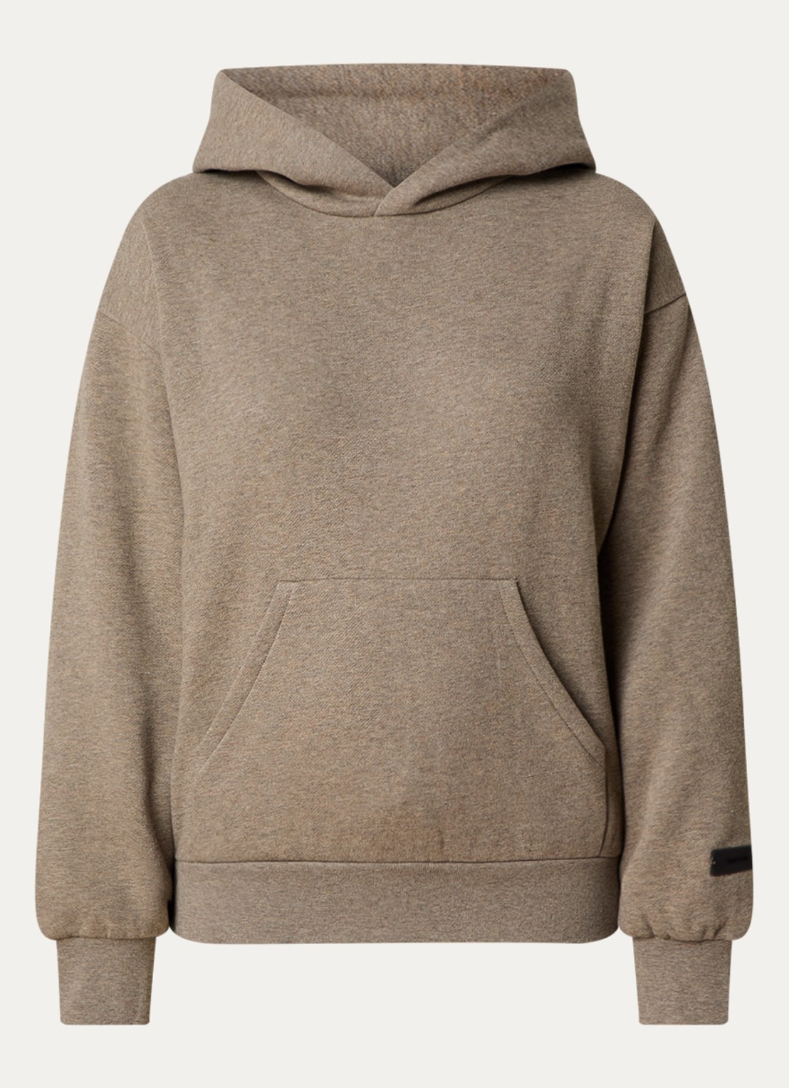 Fear of God Essentials Hoodie met gemêleerd dessin - voorkant 5 donkerbeige