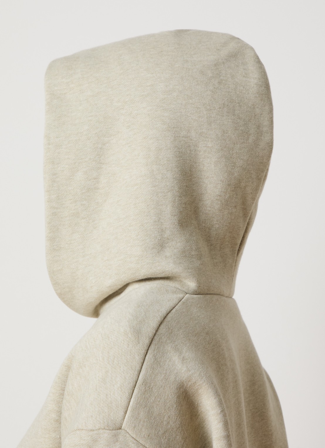 Fear of God Essentials Hoodie met gemêleerd dessin - detail 5 beige