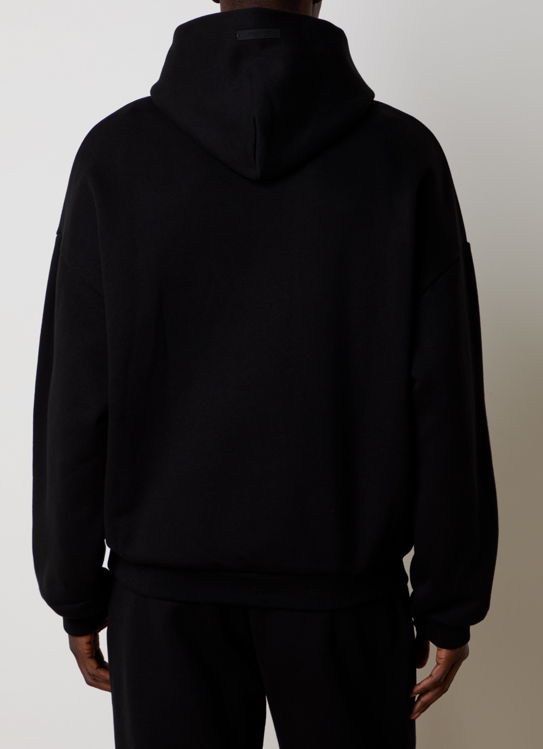 Fear of God Essentials Hoodie met logoprint - achterkant 3 zwart