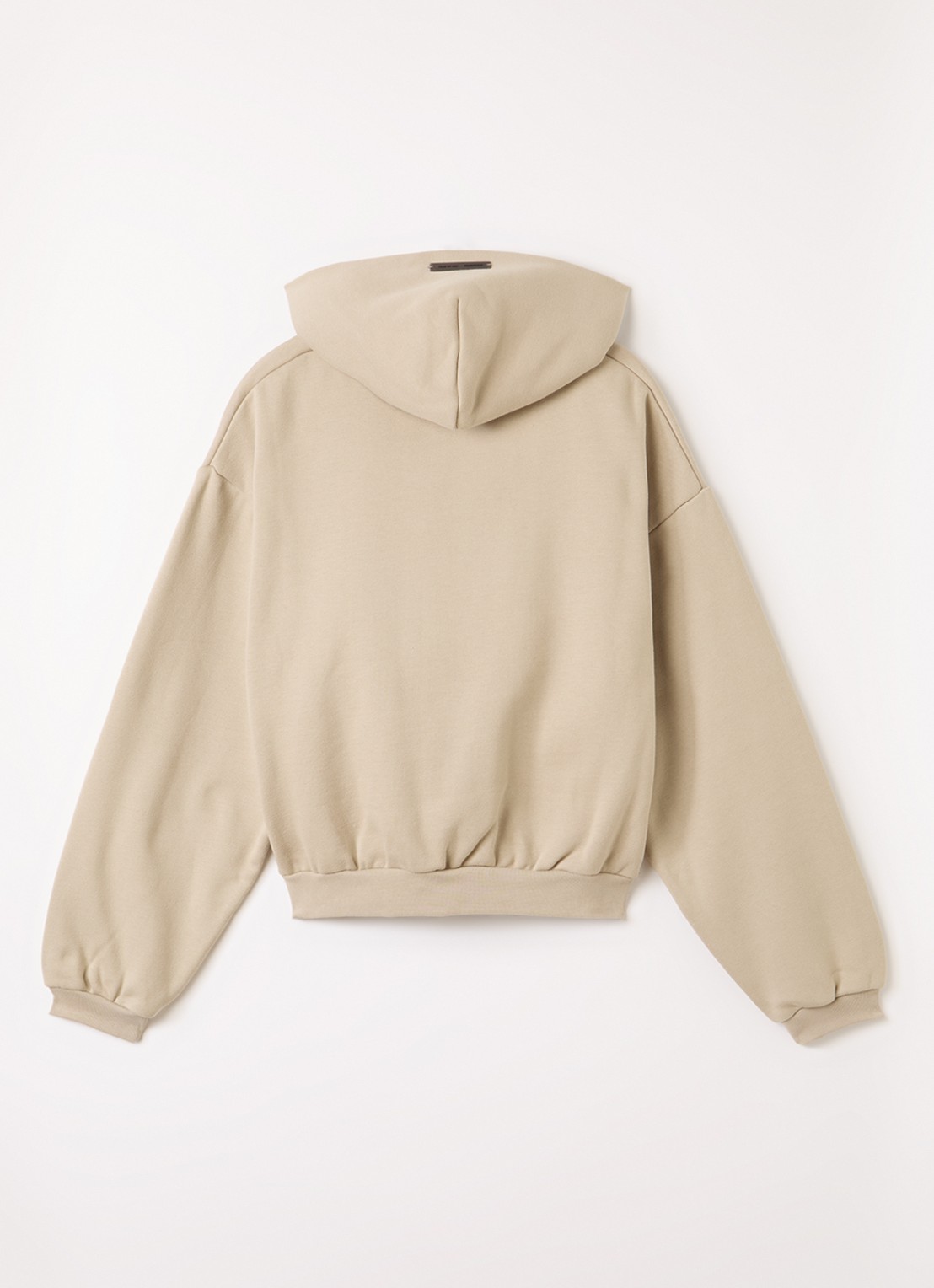 Fear of God Essentials Hoodie met logoprint - voorkant 3 beige