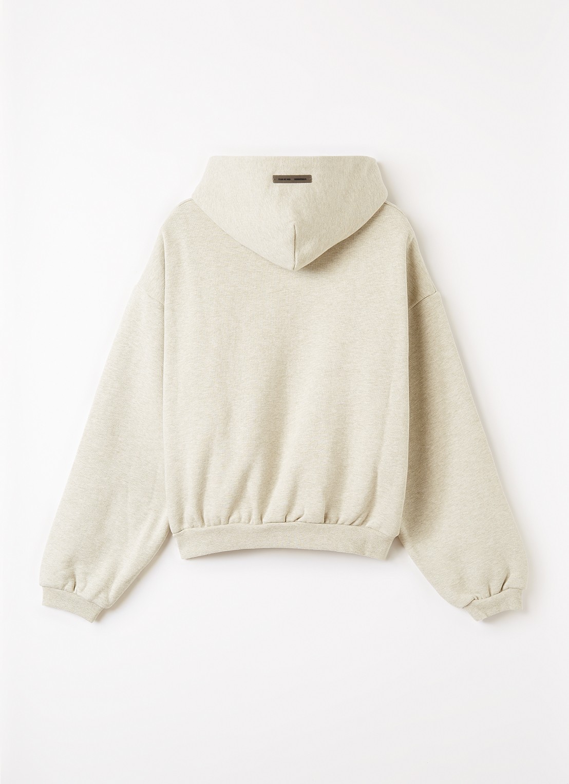 Fear of God Essentials Hoodie met logoprint - voorkant 3 lindegroen