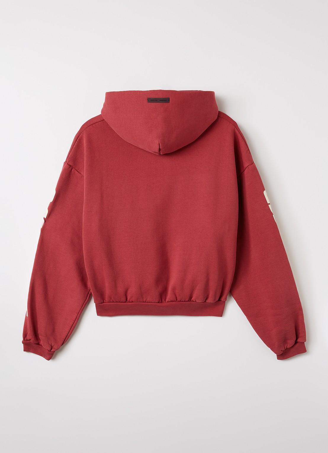 Fear of God Essentials Hoodie met logoprint - voorkant 2 rood