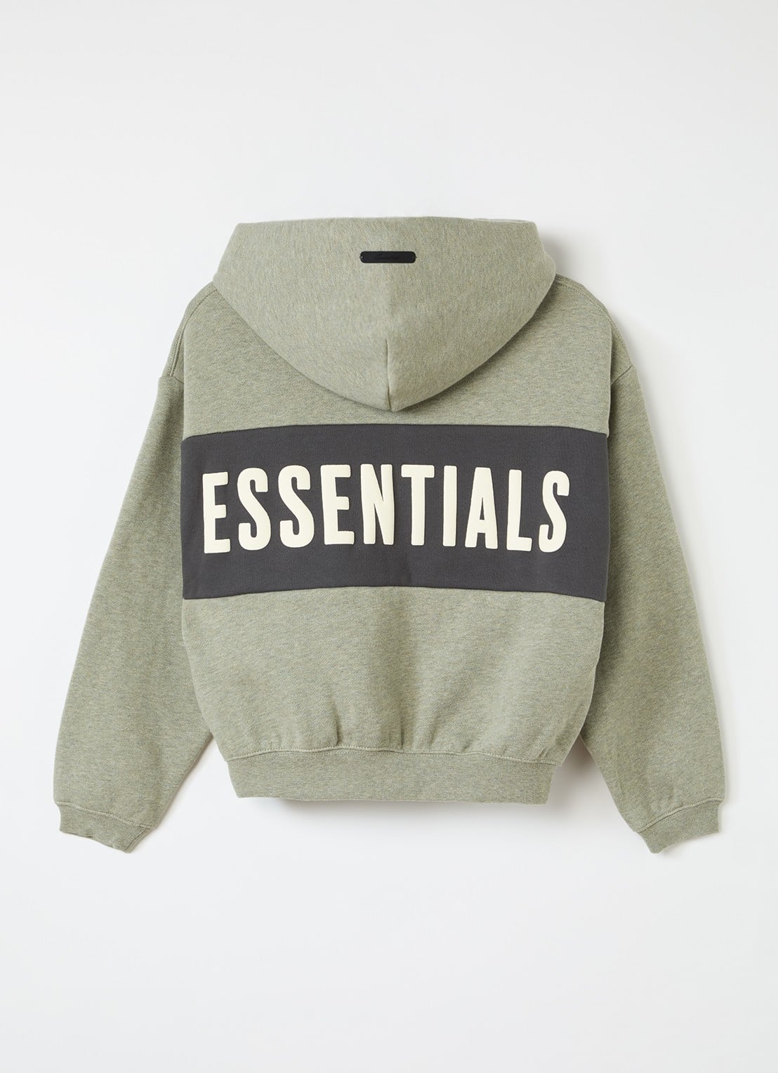 Fear of God Essentials Hoodie met logoprint - voorkant 3 grijs