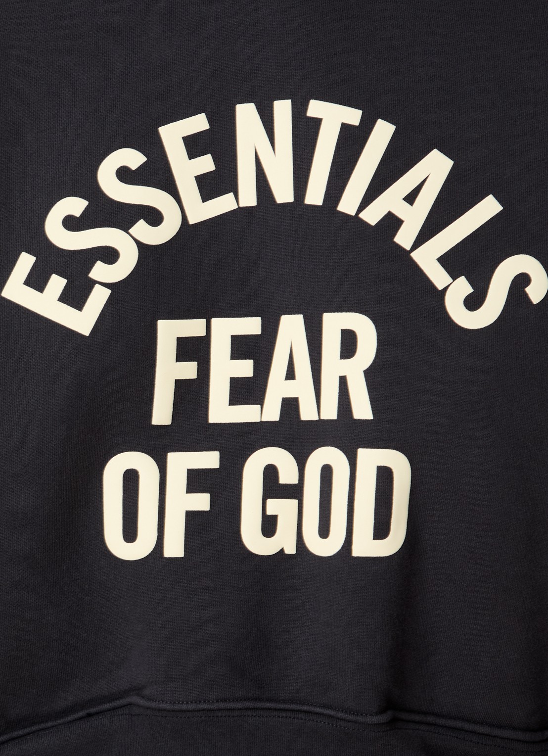Fear of God Essentials Hoodie met logoprint - detail 3 antraciet