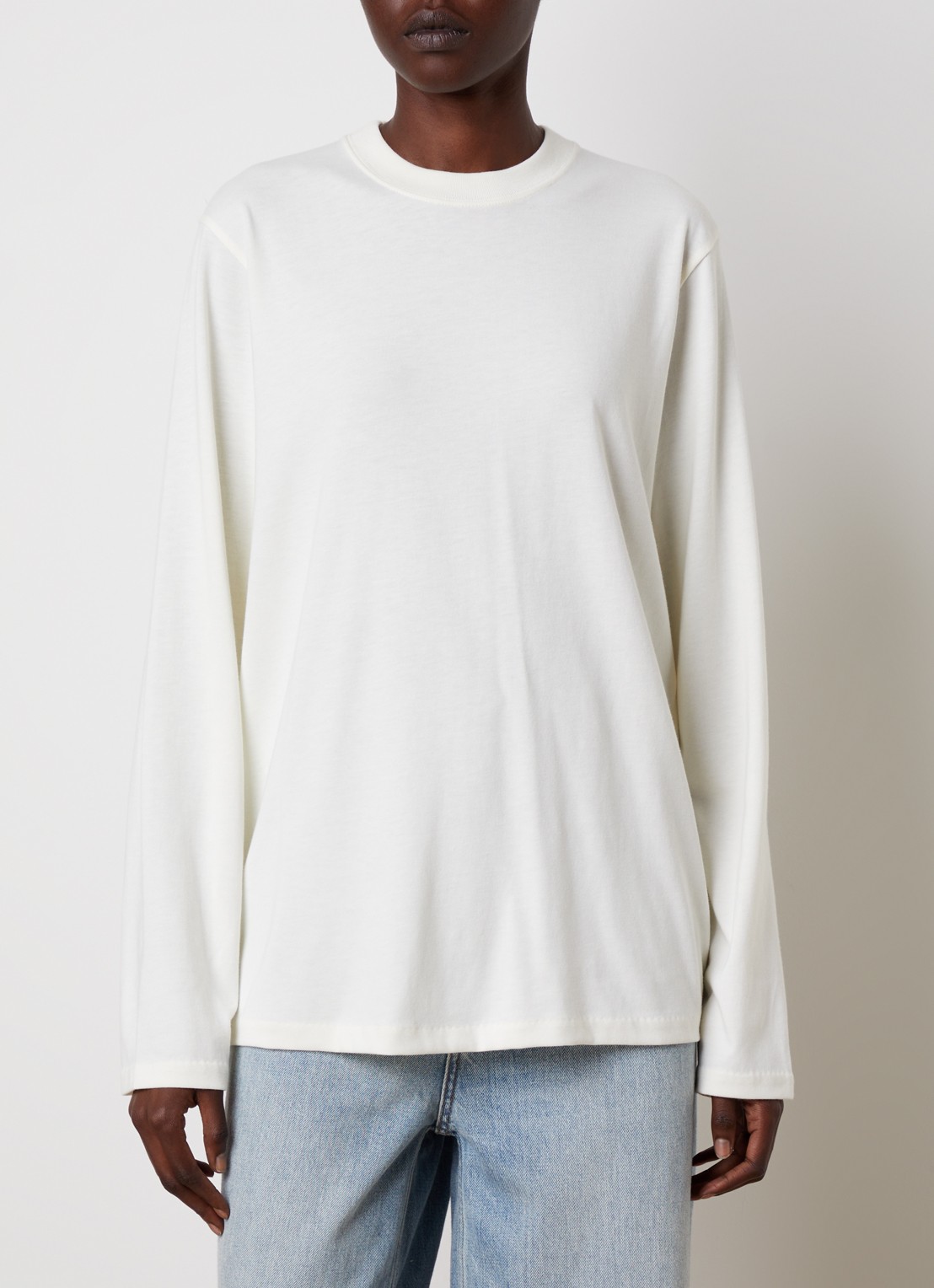Fear of God Essentials Longsleeve met backprint - achterkant 3 ivoor