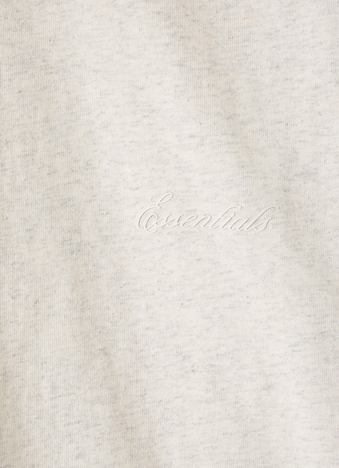 Fear of God Essentials Longsleeve met logo - detail 3 grijsmele