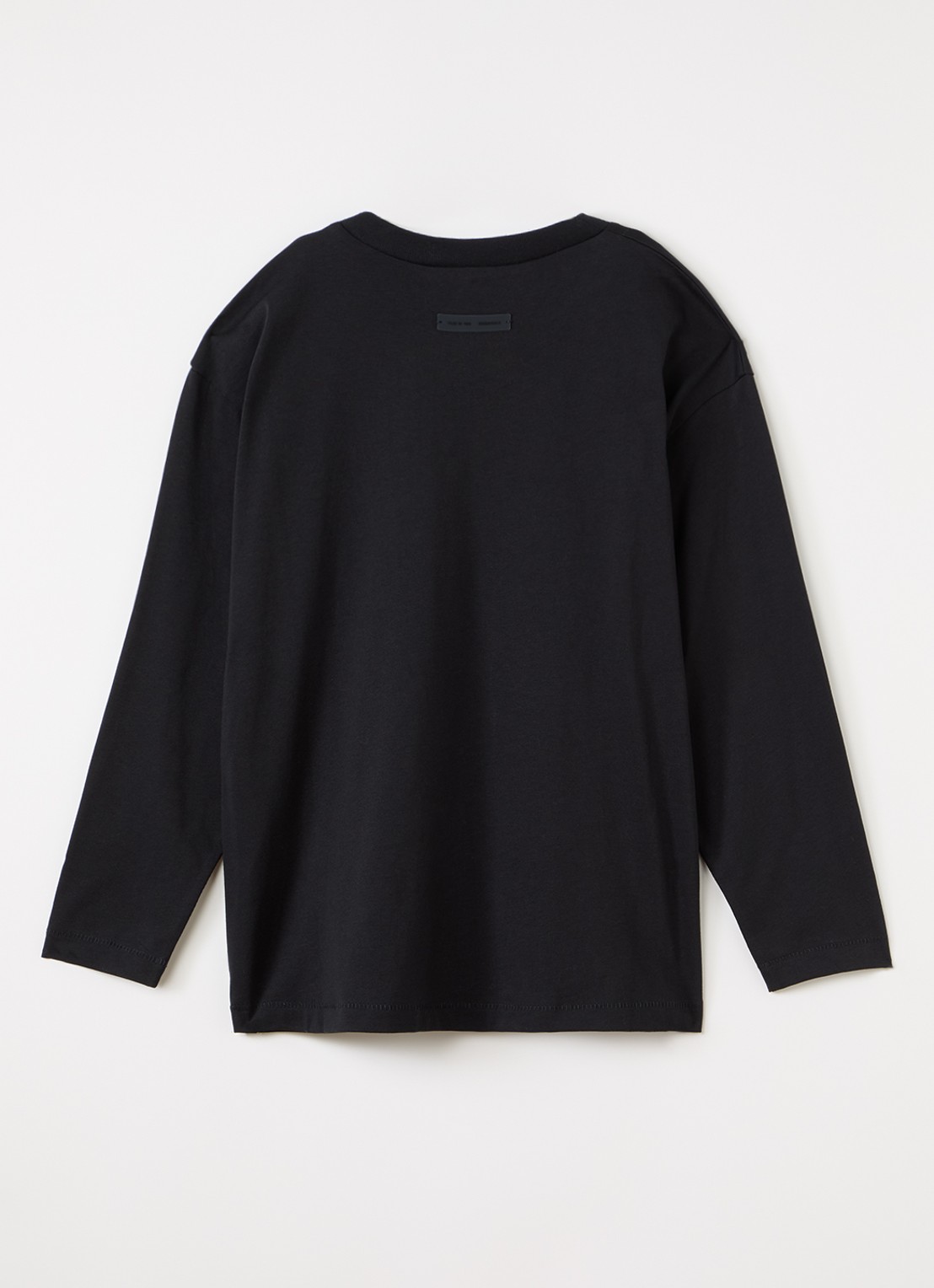 Fear of God Essentials Longsleeve met logoprint - voorkant 3 zwart