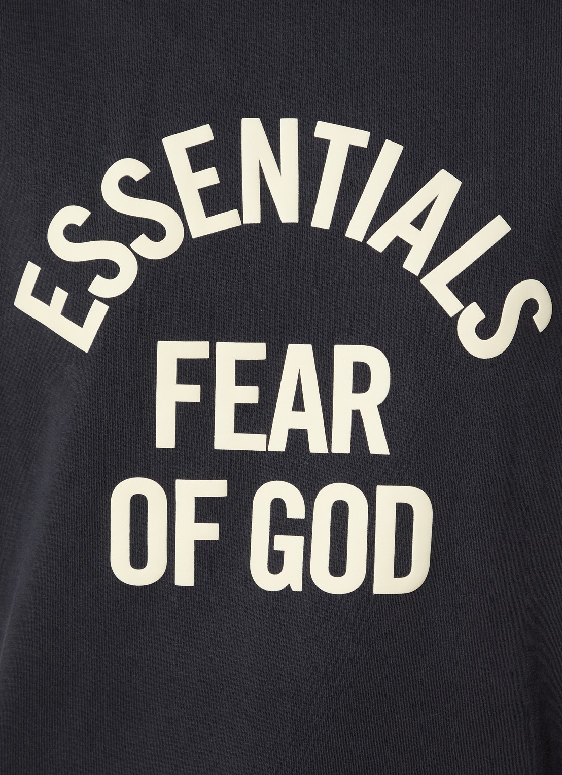 Fear of God Essentials Longsleeve met logoprint - detail 5 antraciet