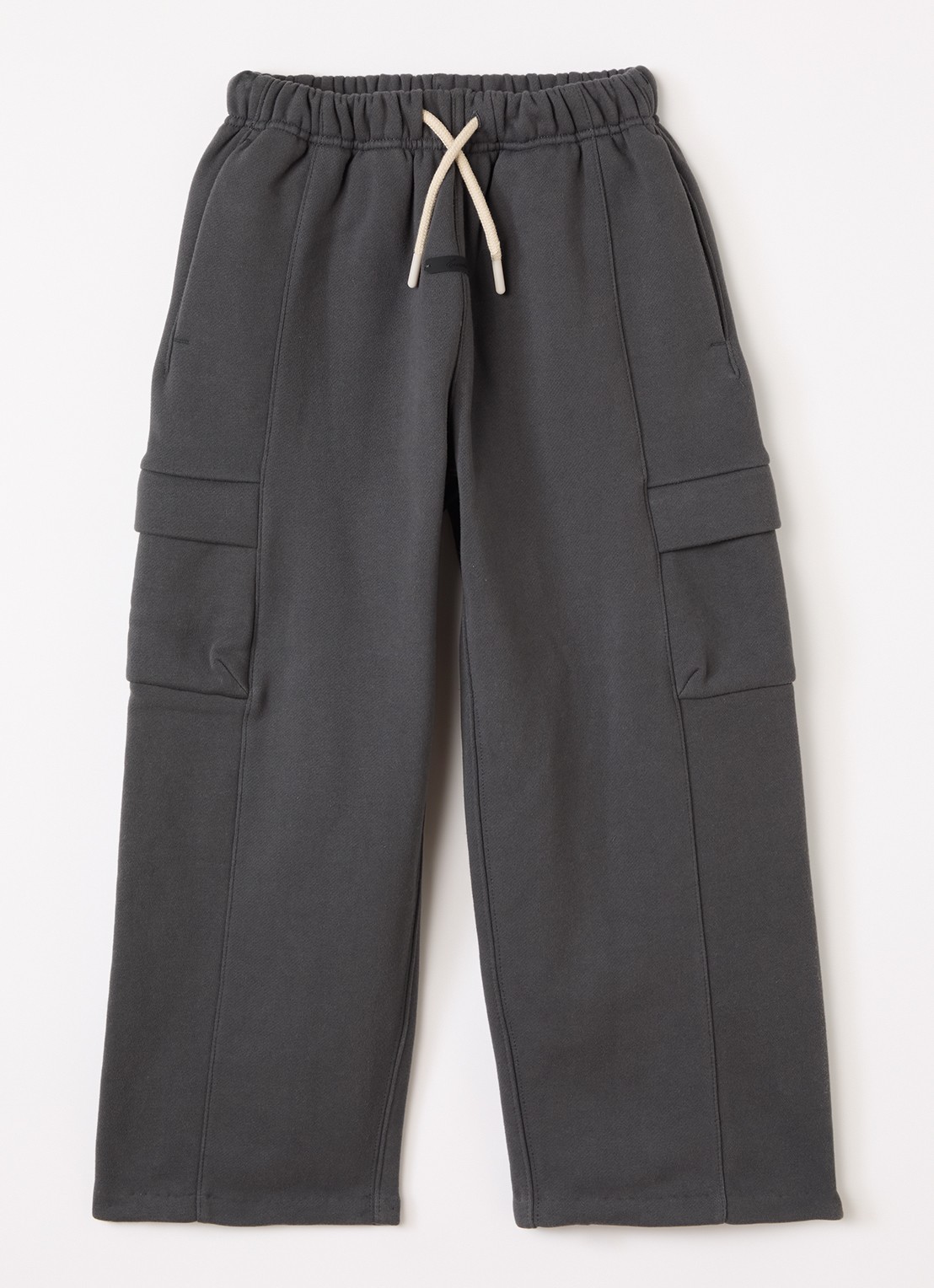 Fear of God Essentials Loose fit joggingbroek met klepzakken - voorkant 2 donkergrijs
