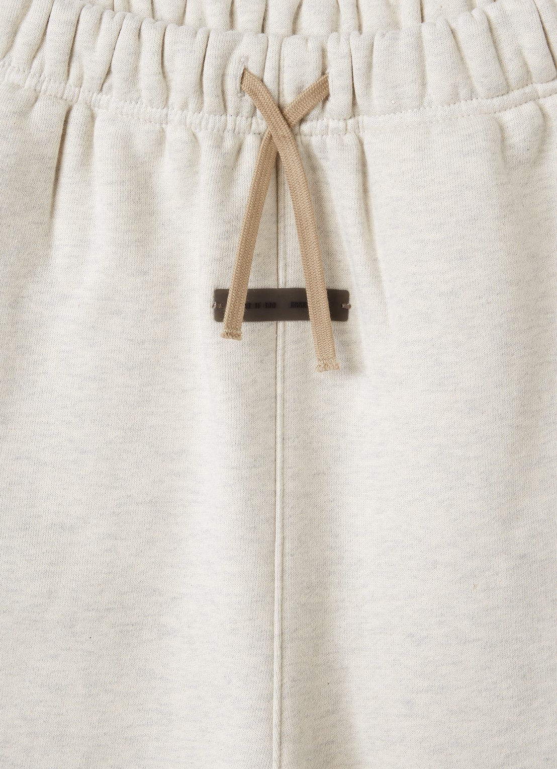 Fear of God Essentials Loose fit joggingbroek met logo - detail 3 grijsmele