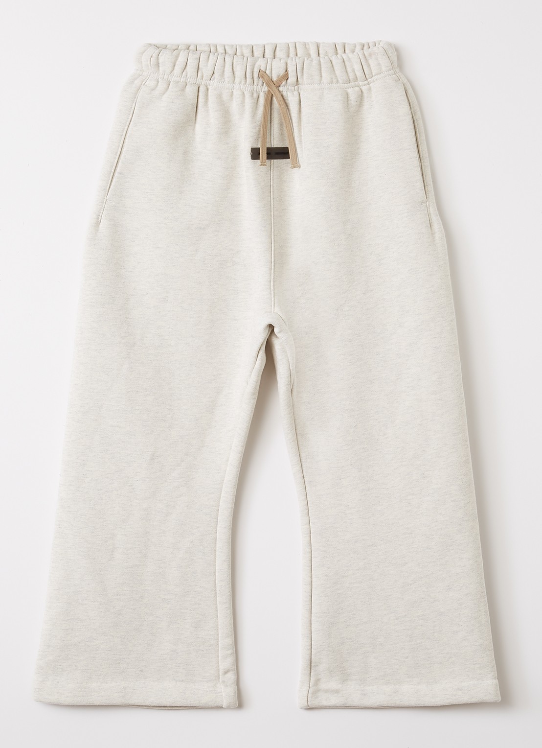 Fear of God Essentials Loose fit joggingbroek met logo - voorkant grijsmele