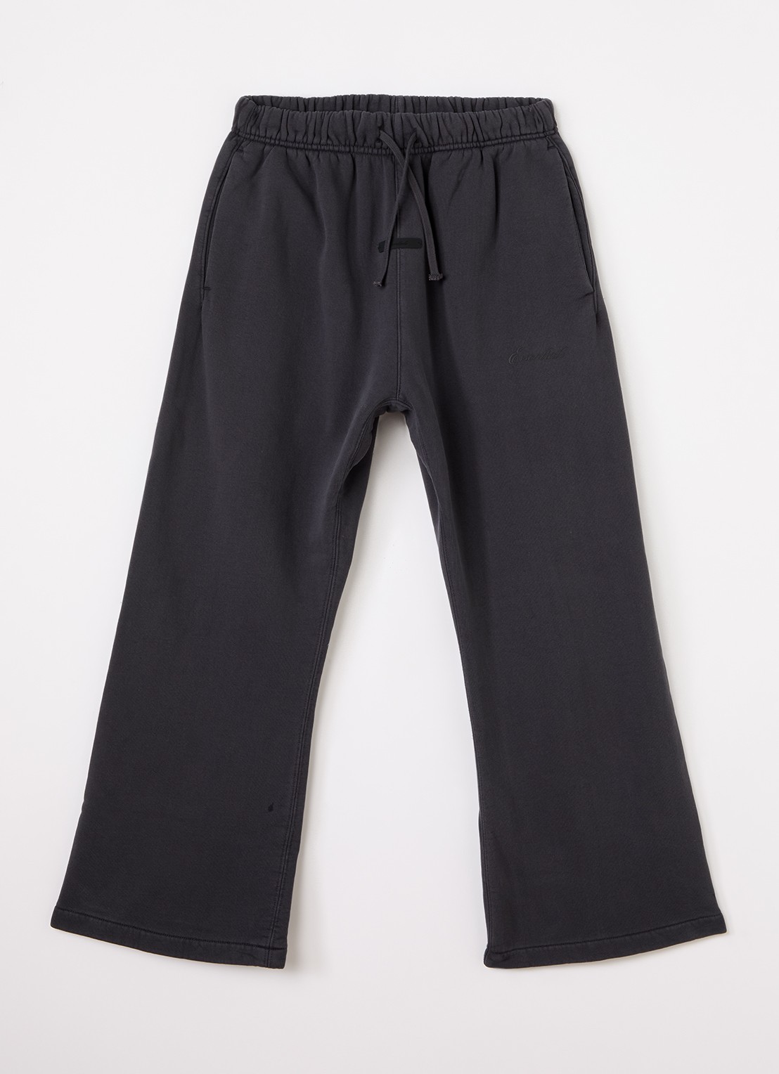 Fear of God Essentials Loose fit joggingbroek met steekzakken - voorkant antraciet