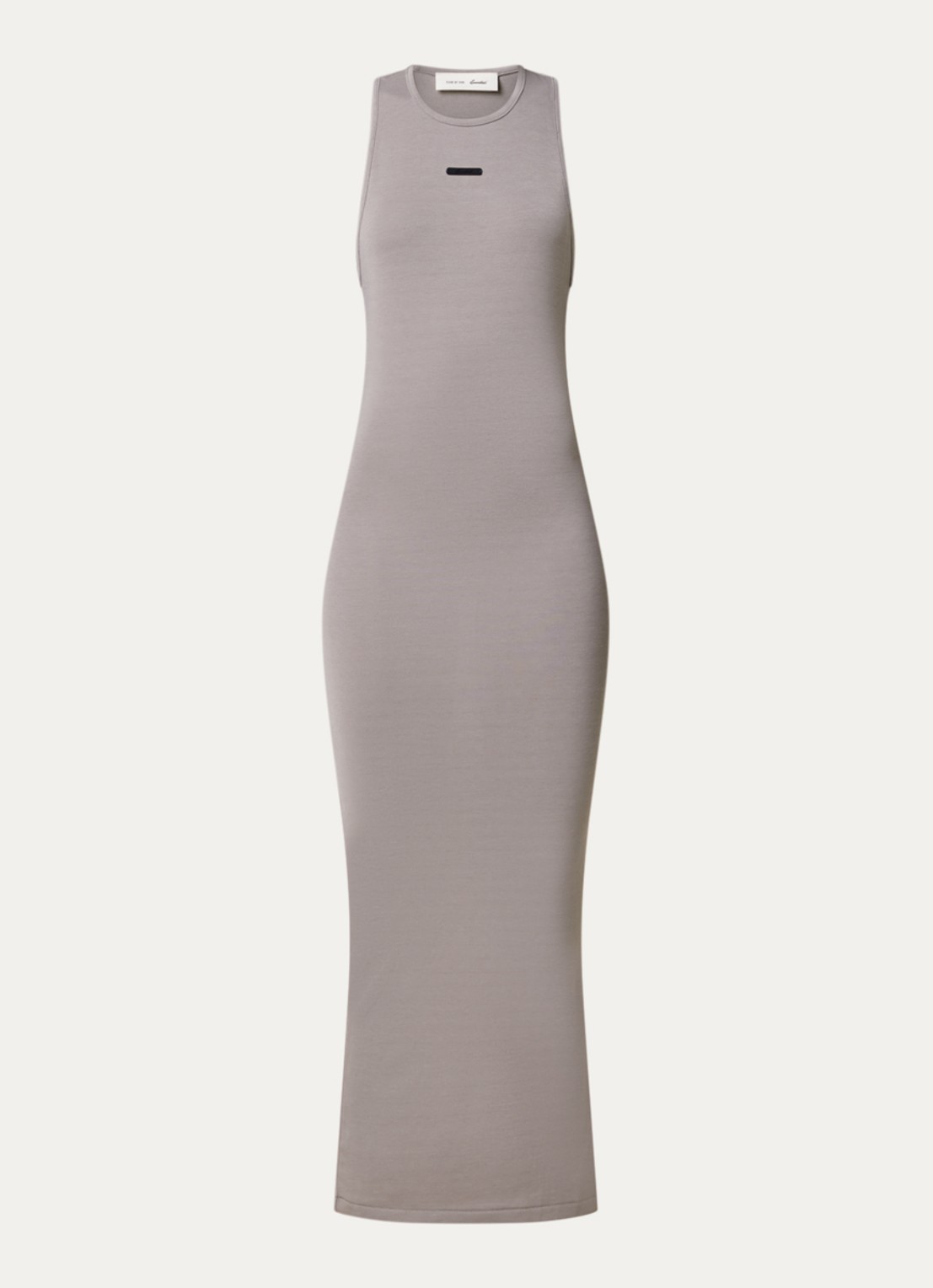 Fear of God Essentials Maxi jurk met racerback - voorkant 4 taupe