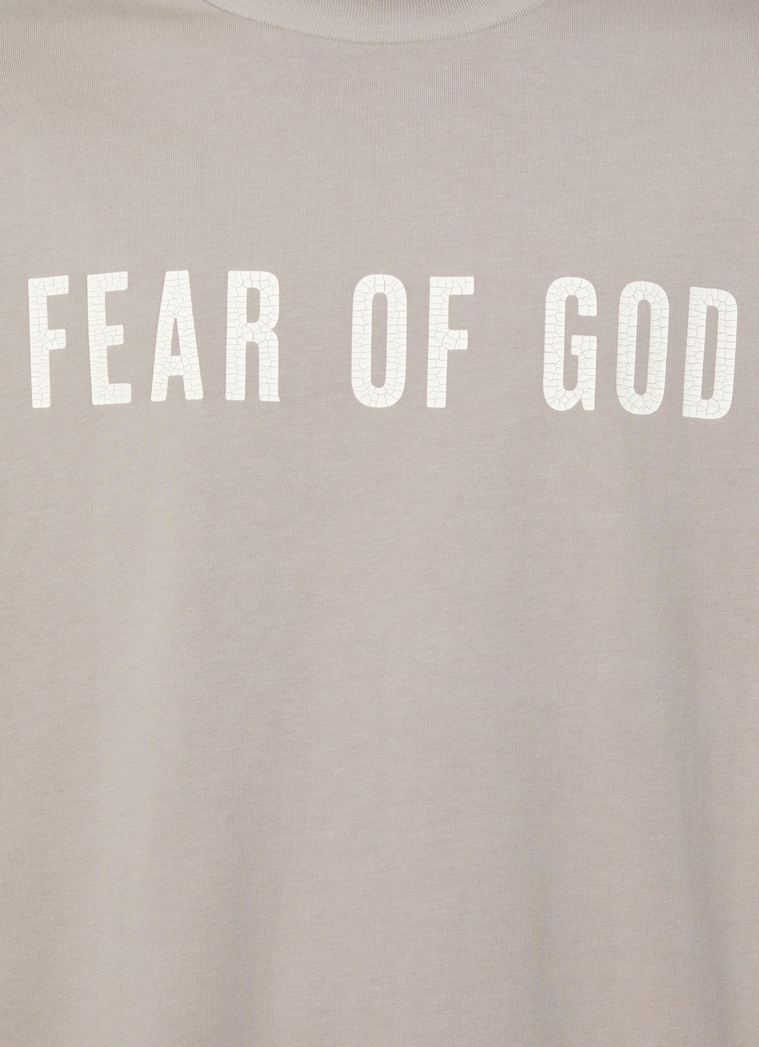 Fear of God Essentials Merch longsleeve met logo- en backprint - detail 2 beige