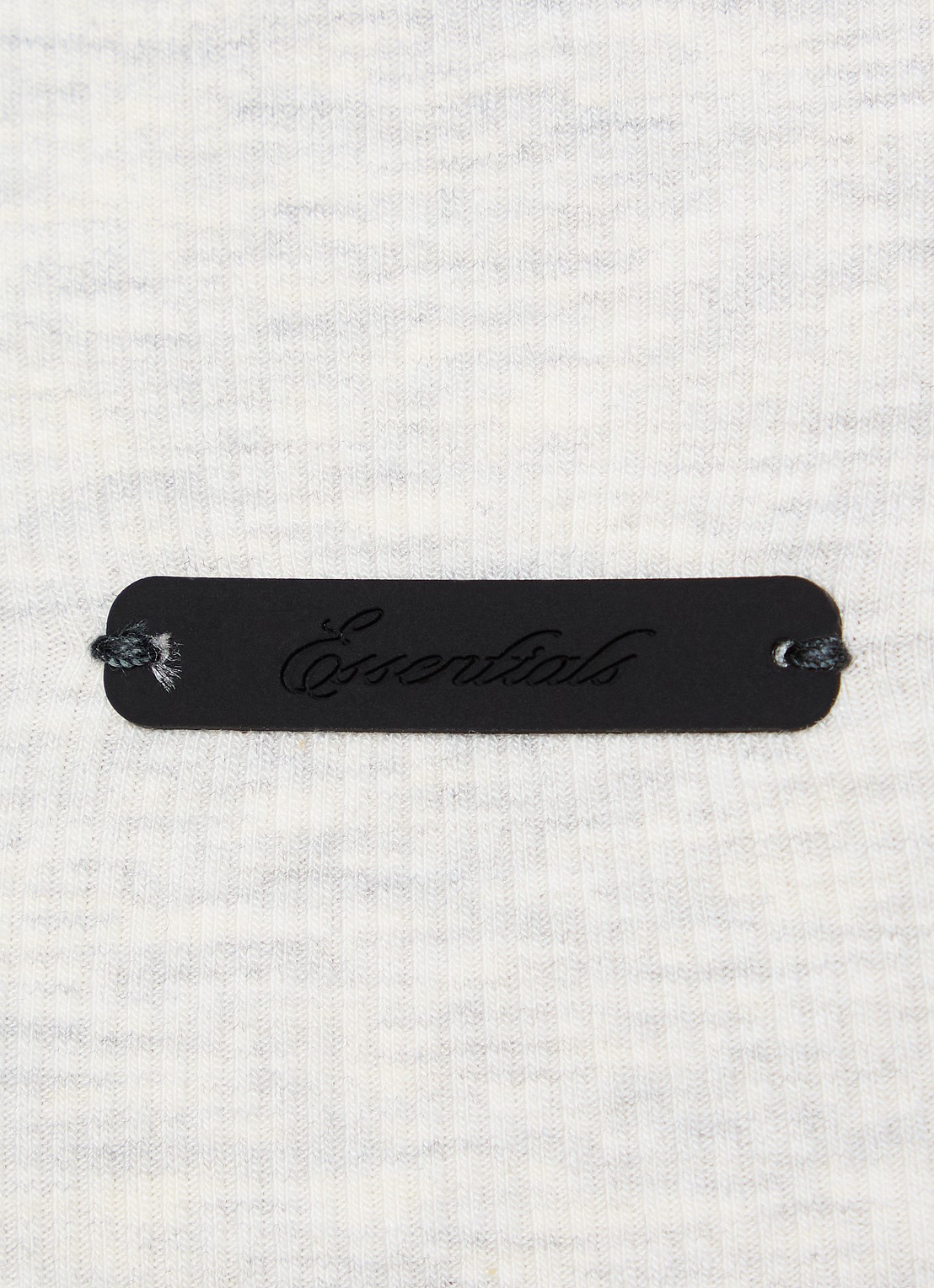 Fear of God Essentials Midi jurk met ronde hals - detail 5 gebroken wit
