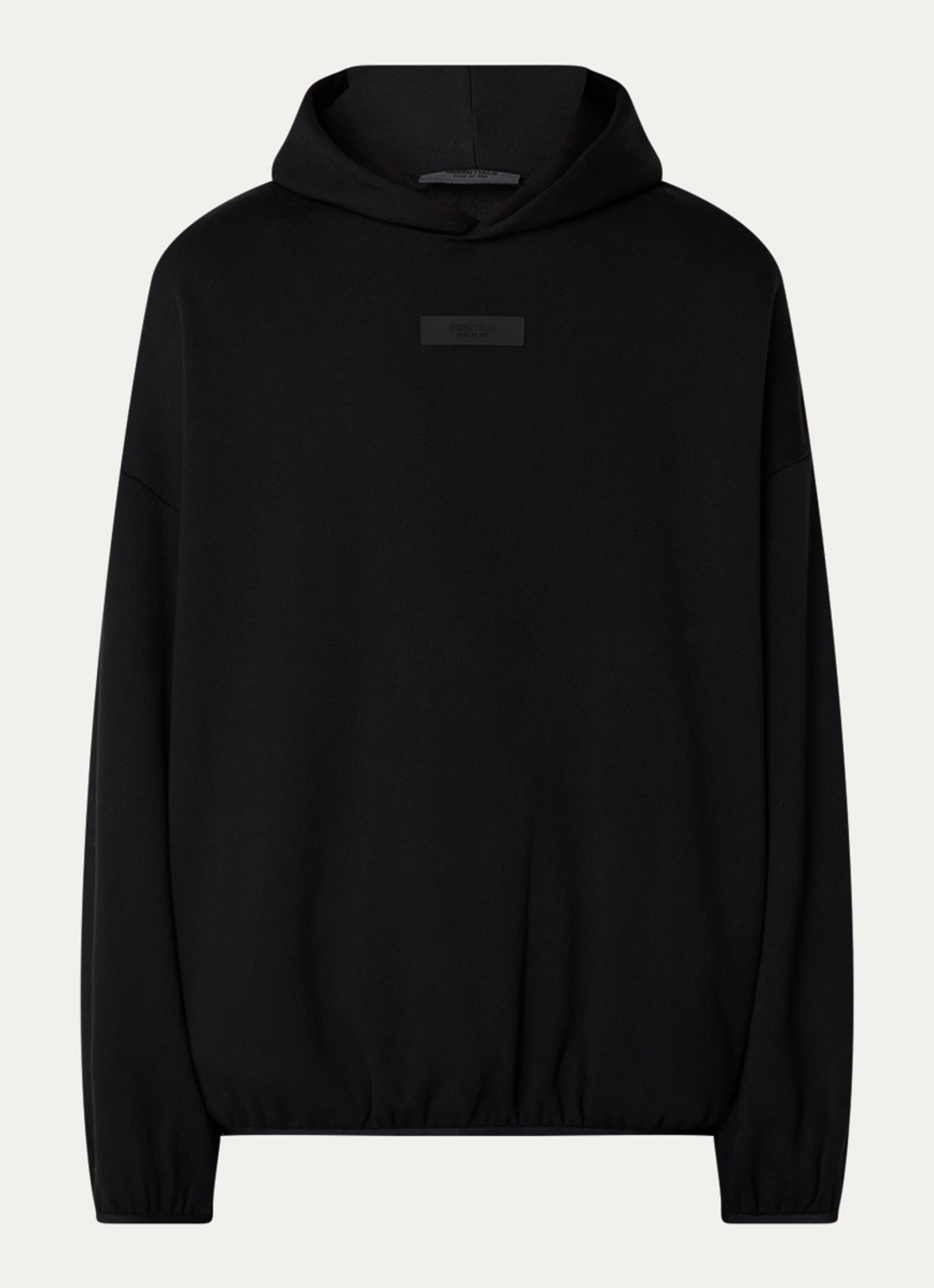 Fear of God Essentials Oversized hoodie met logo - voorkant 4 zwart