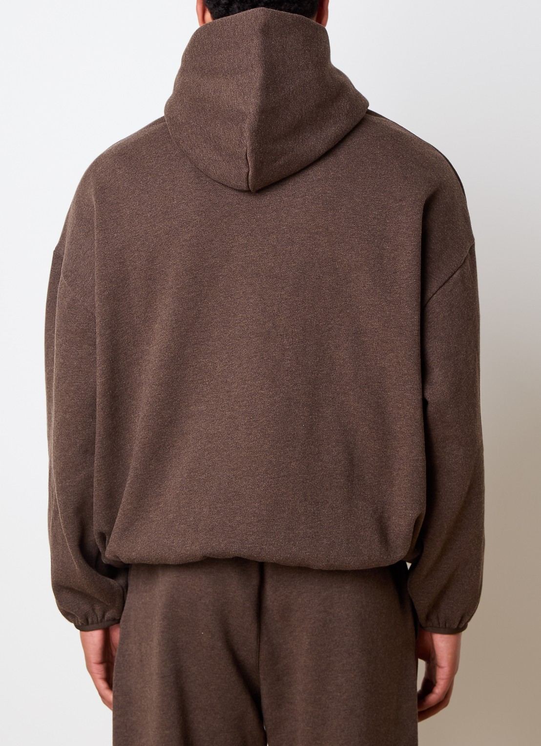 Fear of God Essentials Oversized hoodie met logo - achterkant 6 bruin
