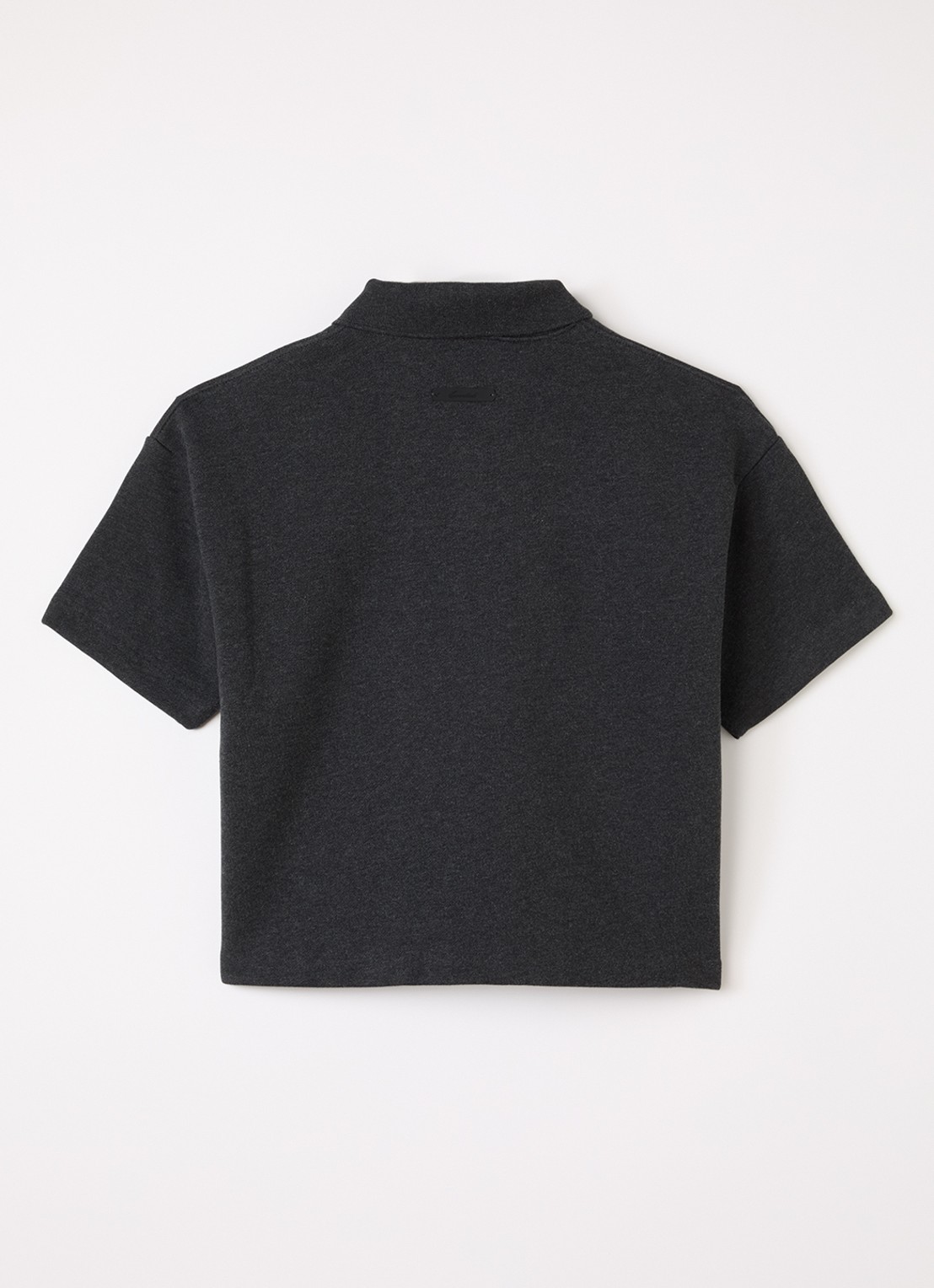 Fear of God Essentials Polo met logoprint - voorkant 2 donkergrijs