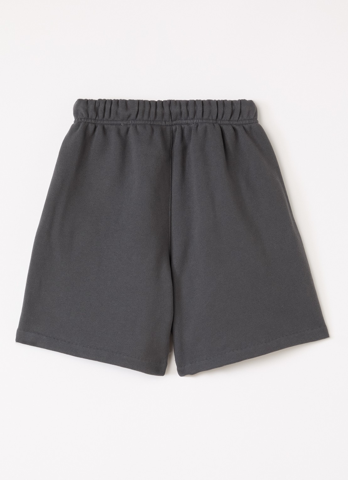 Fear of God Essentials Straight fit korte joggingbroek met logo - voorkant 3 donkergrijs