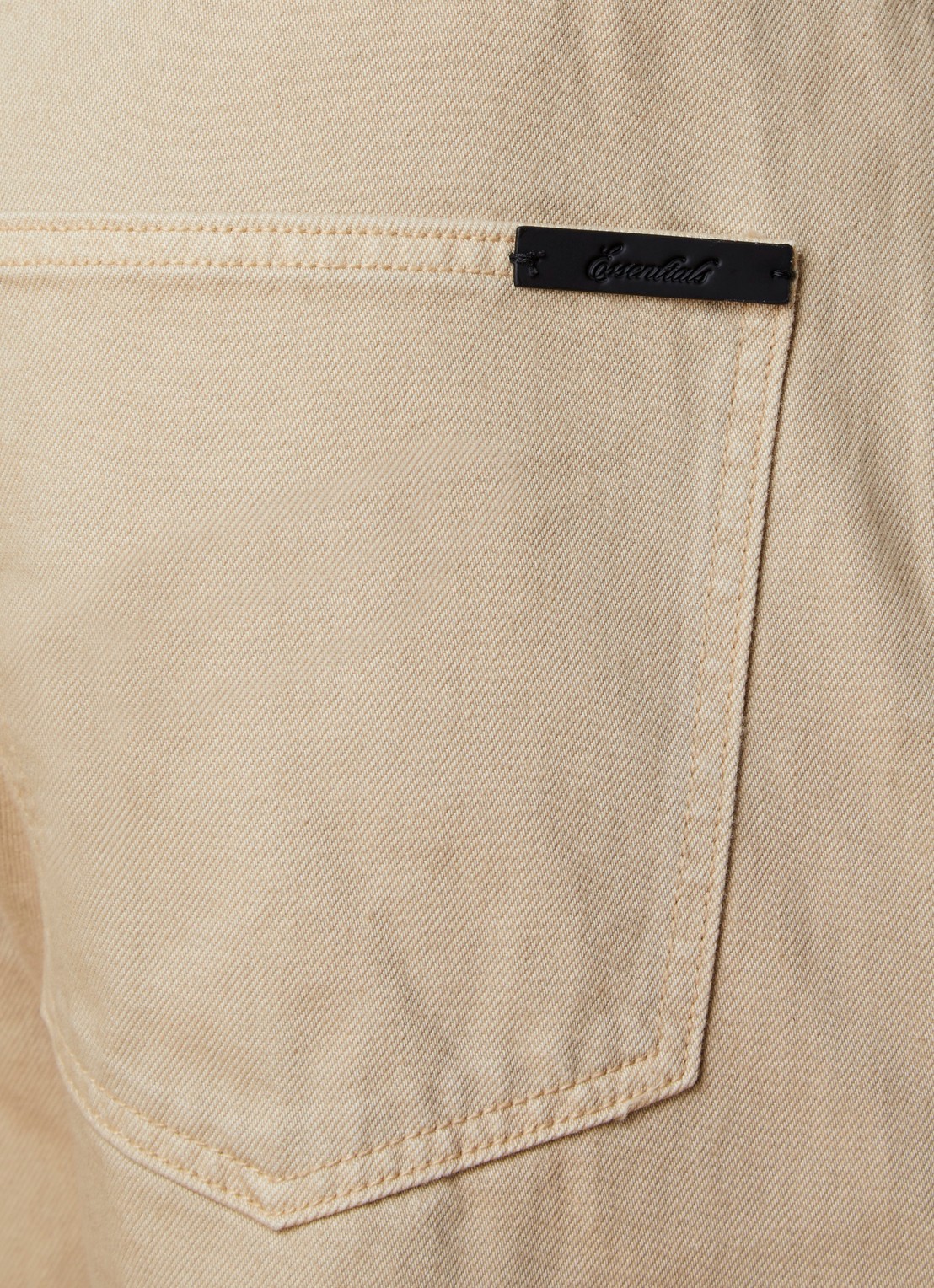 Fear of God Essentials Straight leg jeans met gekleurde wassing - detail 5 beige