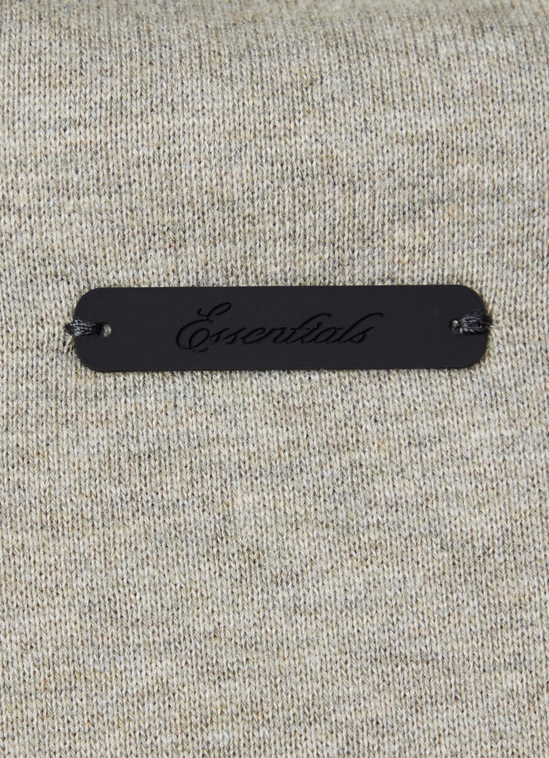 Fear of God Essentials Sweater met logo- en backprint - detail 4 grijsmele