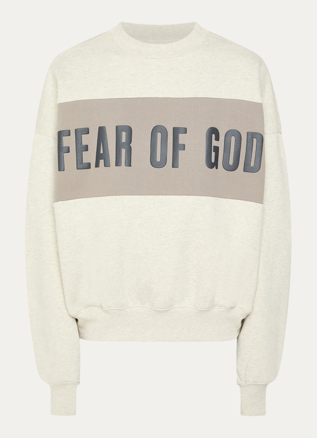 Fear of God Essentials Sweater met logoprint - voorkant 4 beige