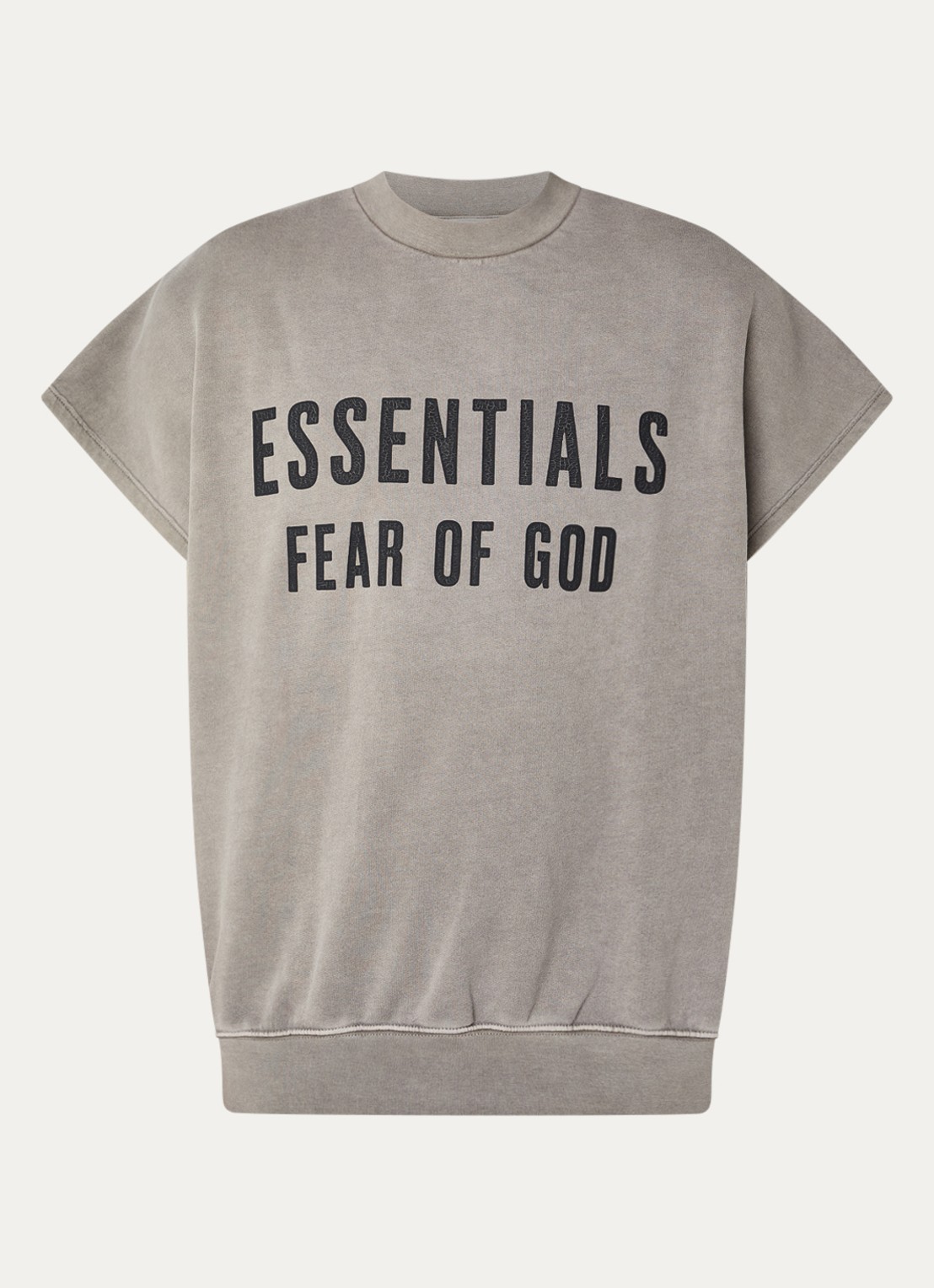 Fear of God Essentials Sweater met logoprint - voorkant 3 beige