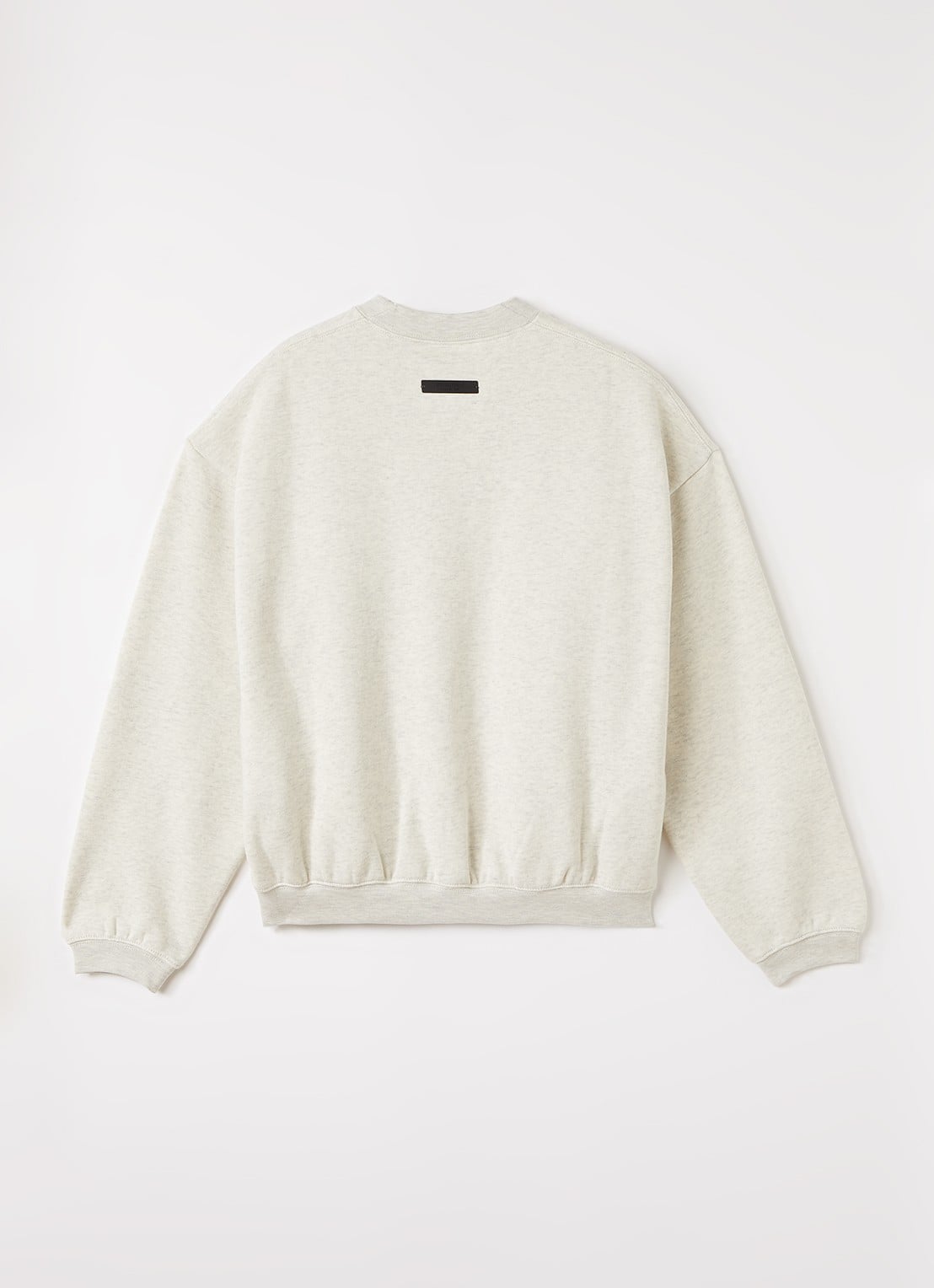 Fear of God Essentials Sweater met logoprint  - voorkant 3 lichtgrijs