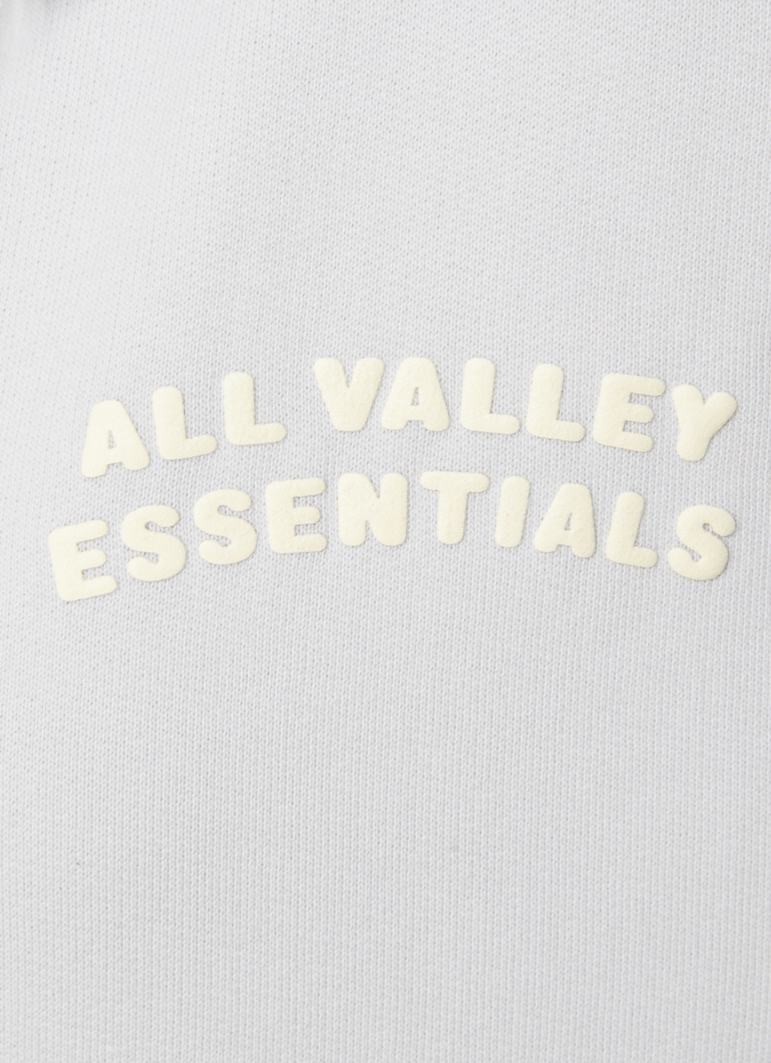 Fear of God Essentials Sweatvest met front- en backprint - detail 6 lichtblauw