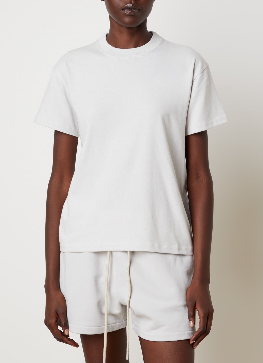 Fear of God Essentials T-shirt met backprint - achterkant 5 lichtgrijs