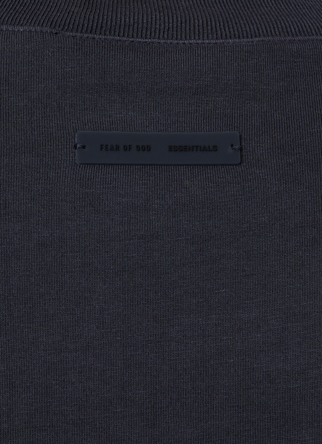 Fear of God Essentials T-shirt met front- en backprint - detail 3 antraciet