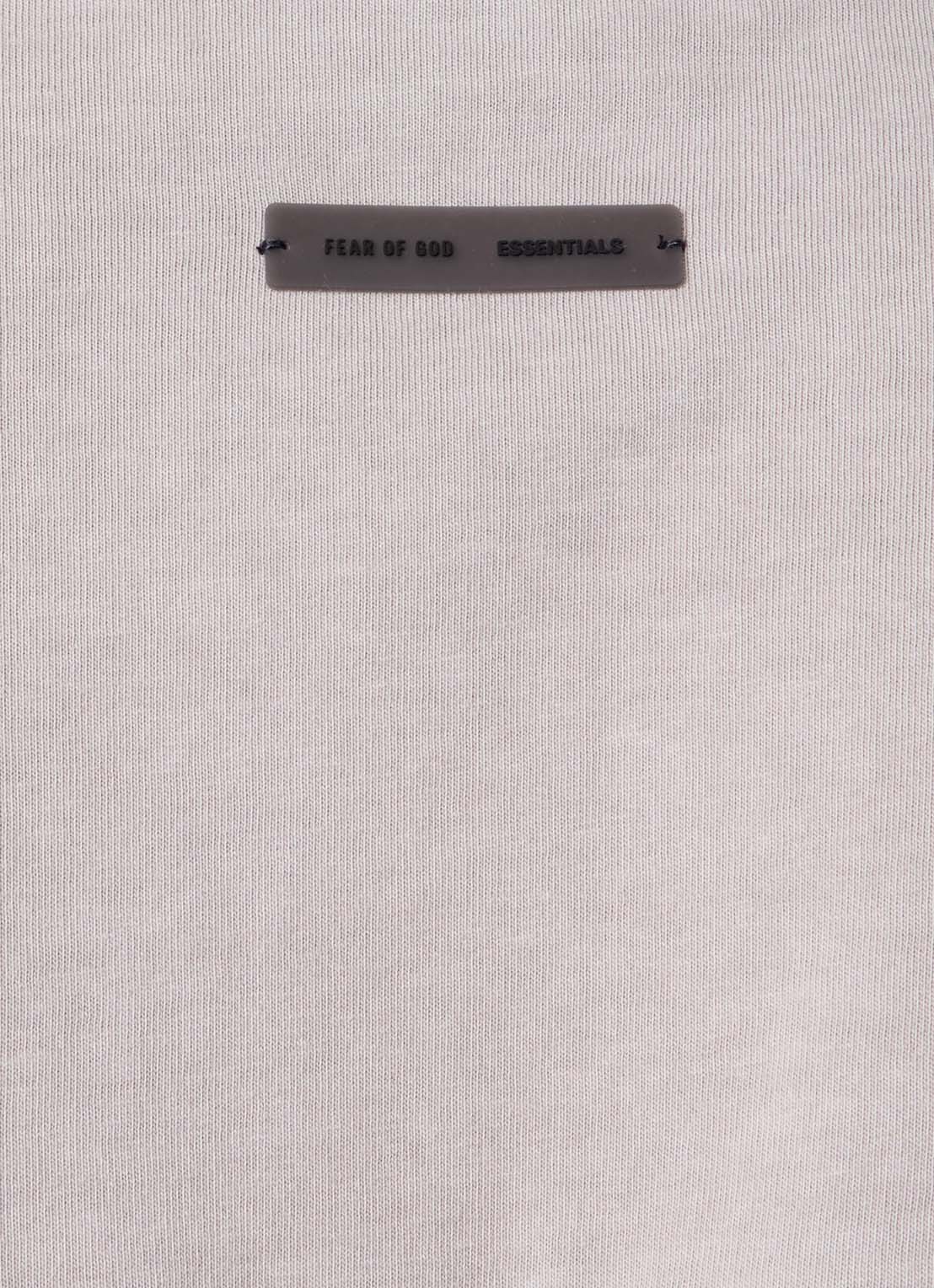 Fear of God Essentials T-shirt met front- en backprint - detail 2 middengrijs