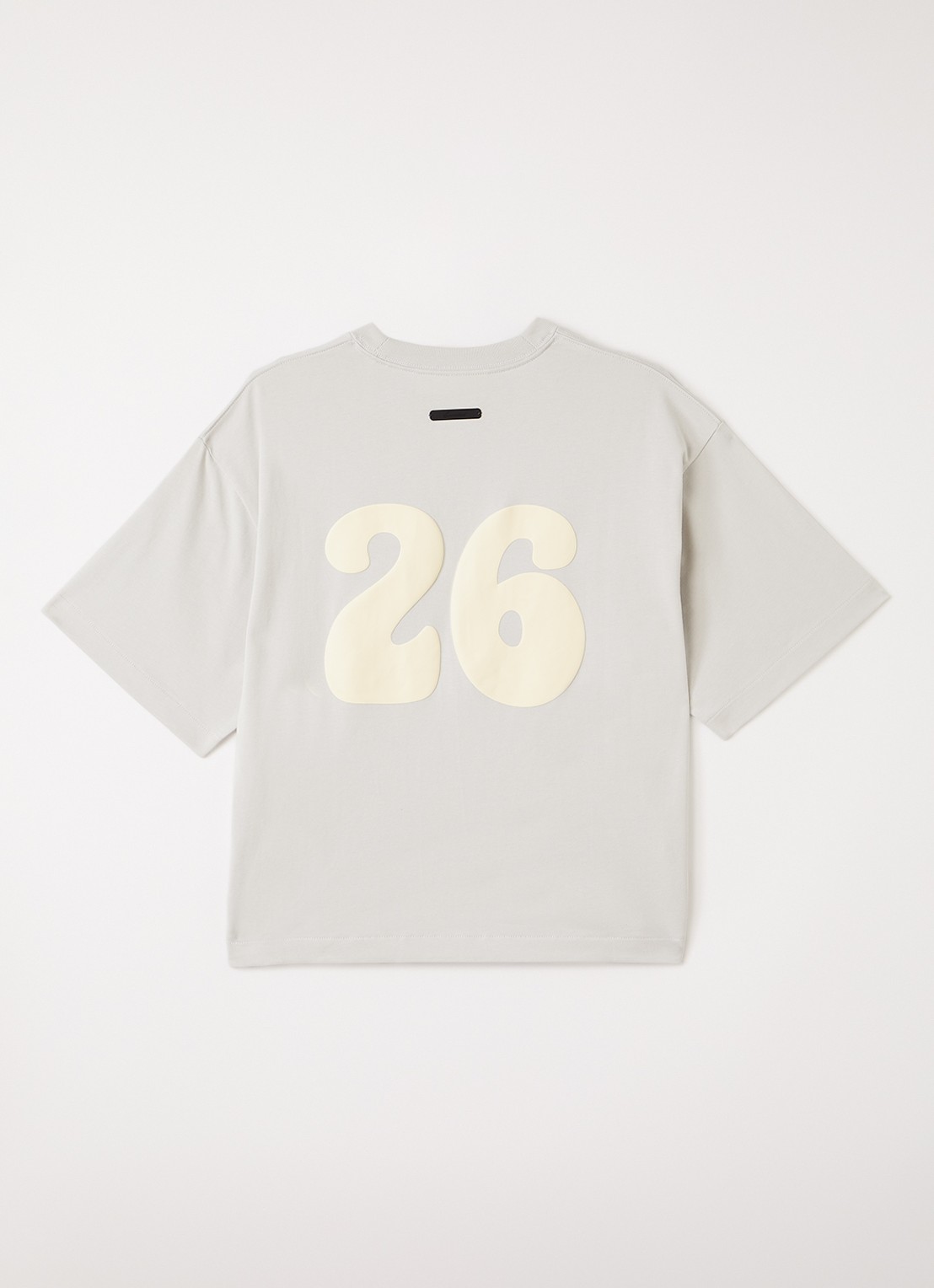 Fear of God Essentials T-shirt met front- en backprint - voorkant 2 beige