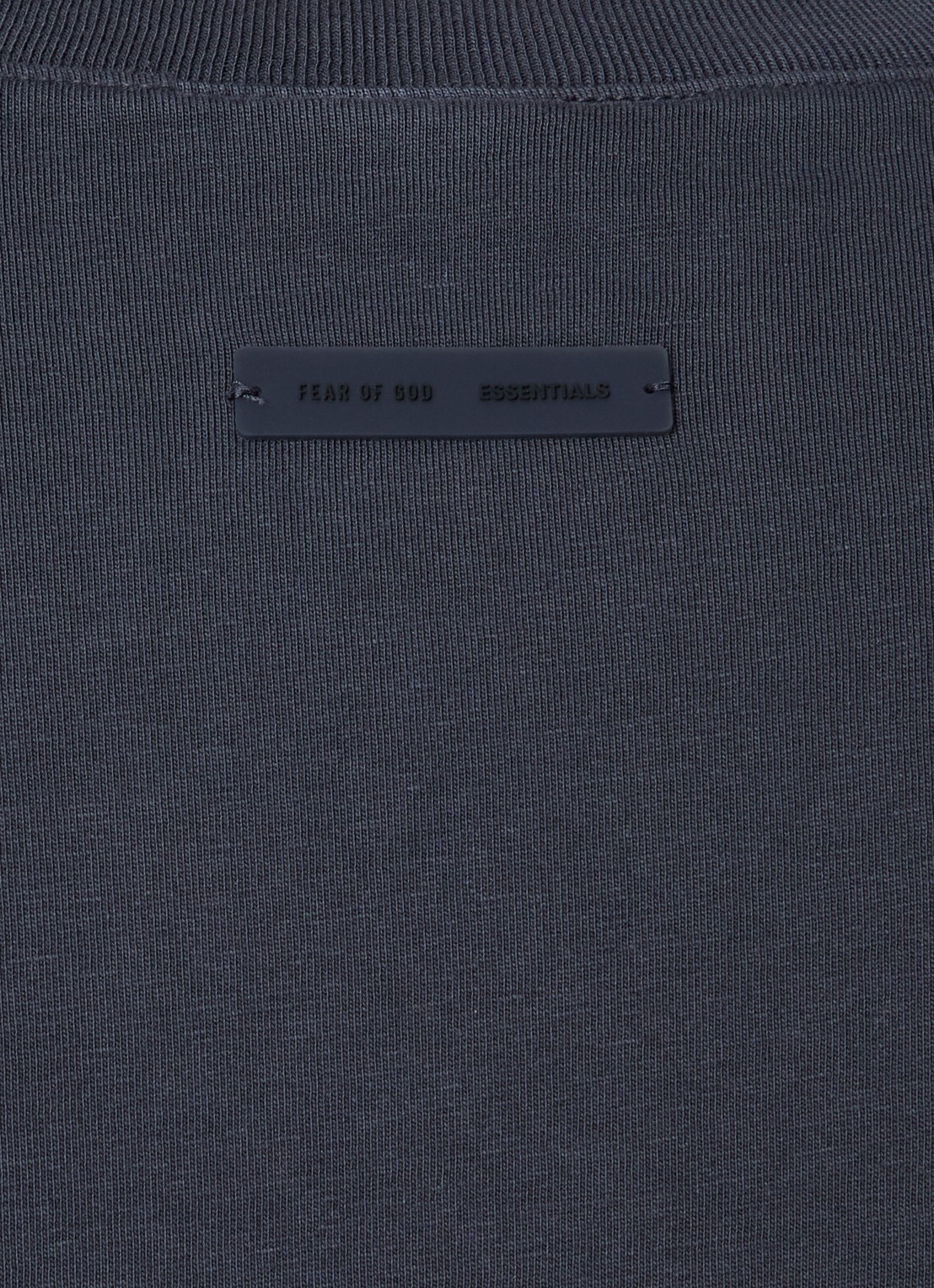 Fear of God Essentials T-shirt met logo- en backprint - detail 3 antraciet