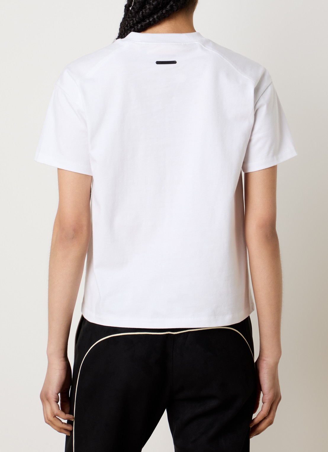 Fear of God Essentials T-shirt met logo en ronde hals - achterkant wit