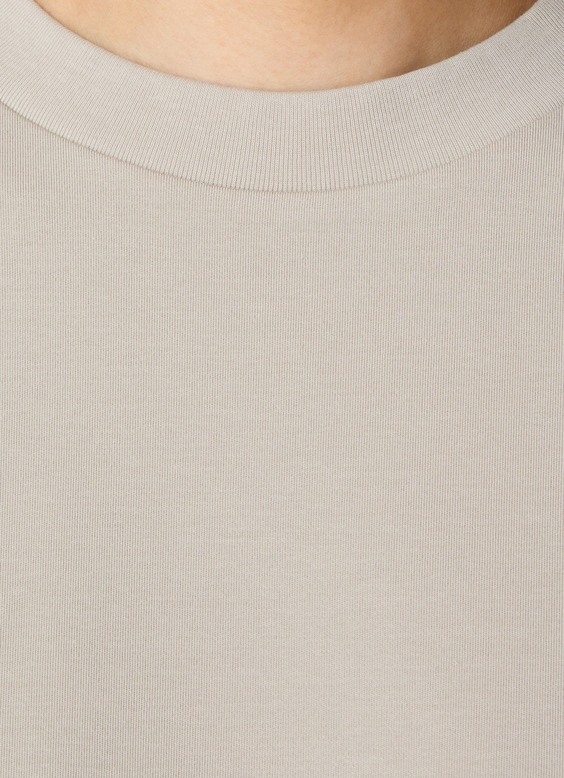 Fear of God Essentials T-shirt met logo en ronde hals - detail 2 beige