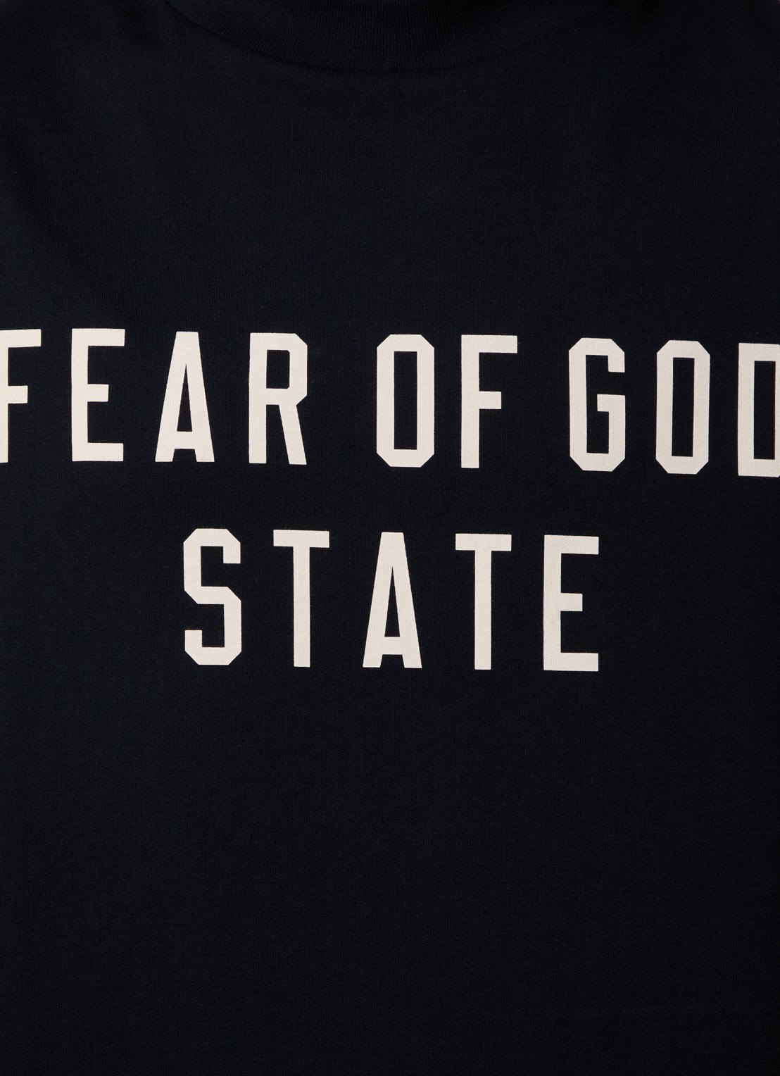 Fear of God Essentials T-shirt met logo - detail 5 zwart