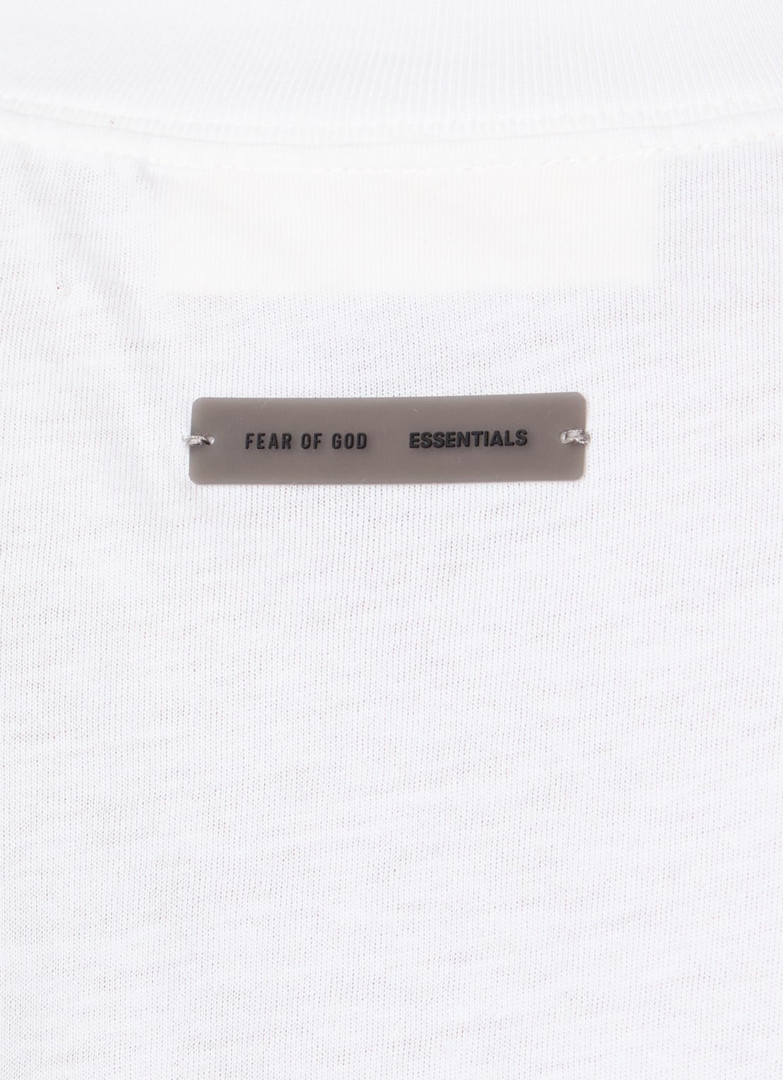 Fear of God Essentials T-shirt met logo - detail 5 ivoor