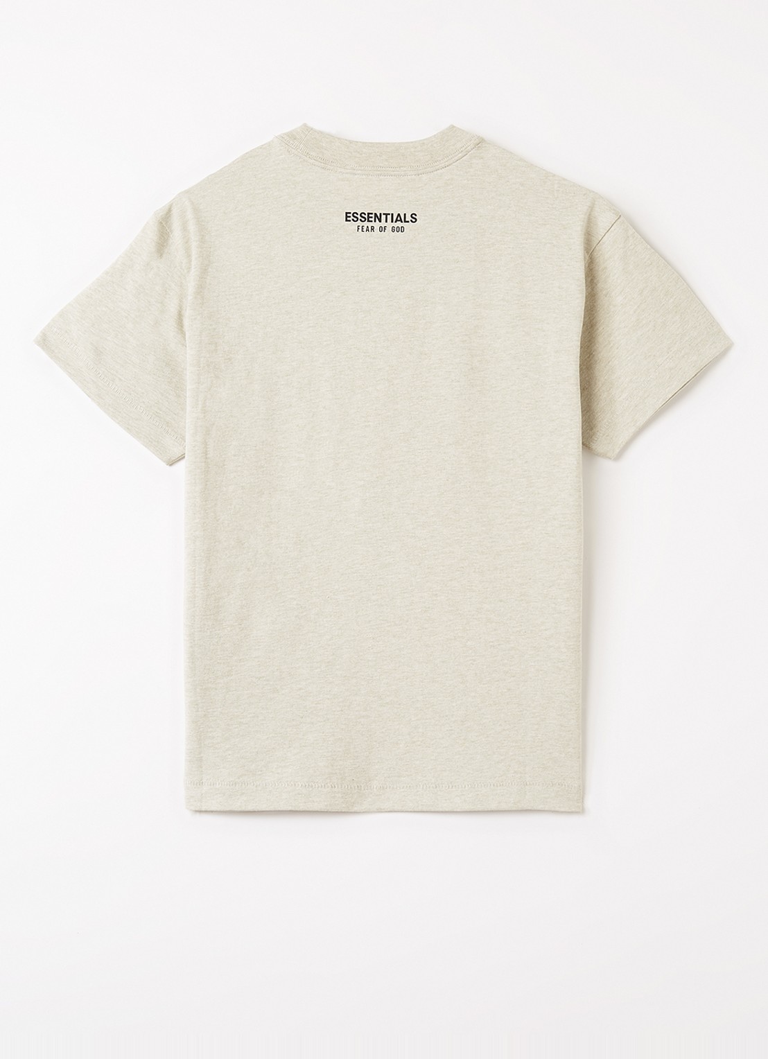 Fear of God Essentials T-shirt met logo - voorkant 2 lindegroen